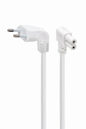 CABLE POWER 2.5M ANGLED/PC-184L-VDE-2.5M-W GEMBIRD