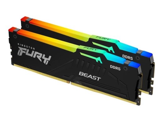 Kingston RAM FURY Beast RGB - 16 (2 x 8 Kit) - DDR5 5600 DIMM CL36