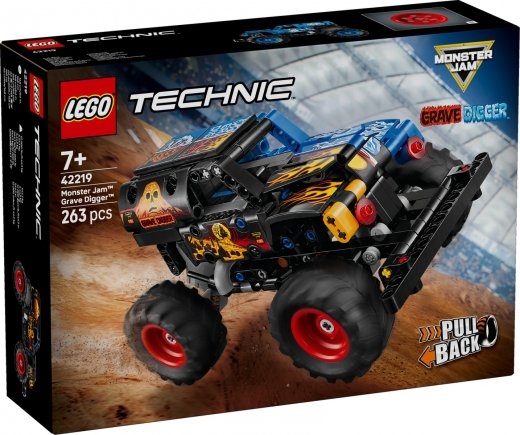 Blocks Technic 42219 Monster Jam Grave Digger Fire and Ice