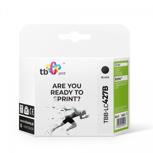 TB Print Ink for Brother MFC-J5955DW TBB-LC427B 100% new black