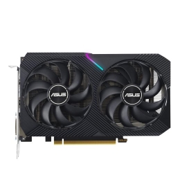 Graphics Card ASUS NVIDIA GeForce RTX 3050 8 GDDR6 128 bit PCIE 4.0 16x Dual Slot Fansink 1xDVI-D 1xHDMI 1xDisplayPort DUAL-RTX3050-O8G-V2