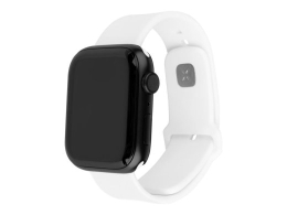 Fixed Sporty Strap Set for Apple Watch Ultra 49mm 180-250 mm White Silicone