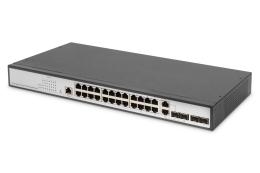 Digitus 24-Port Gigabit Switch DN-80221-3 Managed L2 Desktop/Wall-mountable