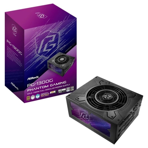 ASRock Phantom Gaming PG-1300G - power supply - 1300 Watt