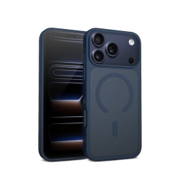 Crong Case MagSafe iPhone 17 Pro Navy Blue Hybrid Ma