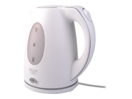Adler Kettle AD 1207 Standard 2000 W 1.5 L Plastic 360° rotational base White