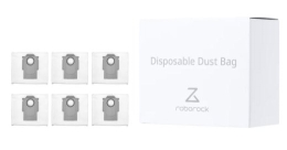 ROBOROCK Disposable Dust Bag 6pcs White For OC0/Q70+/Q70 Max+/OC5/Q75+/Q75 Max+/Q55+/O35/S75 MaxV Ultra/S70 Pro Ultra/S80 Pro Ultra/S85 Pro Ultra/O...