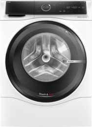 Bosch Washing Machine with Dryer WNC254A0SN Energy efficiency class D Front loading Washing capacity 10.5 kg 1400 RPM Depth 62 cm Width 60 cm Displ...
