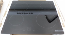 SALE OUT. Bosch PKE611BA2E Vitroceramic Hob, Number of burners/cooking zones 4, Width 60 cm, Black Bosch Hob PKE611BA2E Series 4 Vitroceramic Numbe...