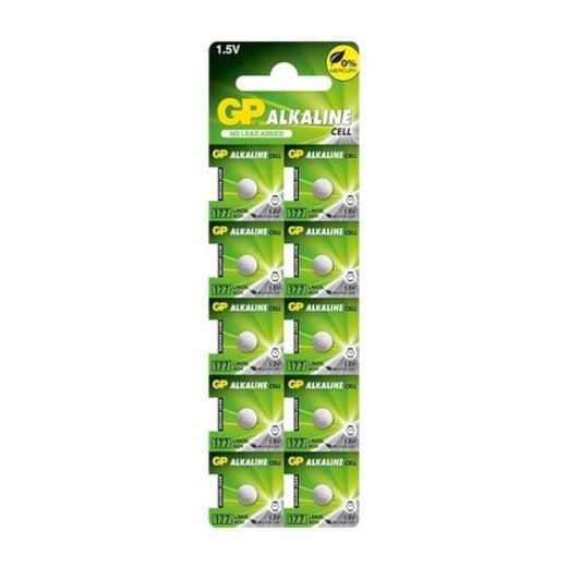 GP Battery Alkaline batteries MINI GP 177/G4/AG4/LR626/LR66 blister pack - 10 pcs.