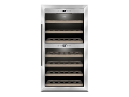 Caso Wine cooler WineComfort 660 Smart Energy efficiency class G Free standing Bottles capacity 66 Stainless steel/Black