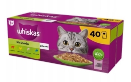 WHISKAS Mix Favourites in jelly - wet cat food - 40x85 g