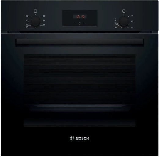 Bosch Oven HBF133BA1 66 L Electric EcoClean Knobs Height 59.5 cm Width 59.4 cm Black