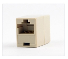 In-line coupler Rj45/RJ45 UTP 10 pcs
