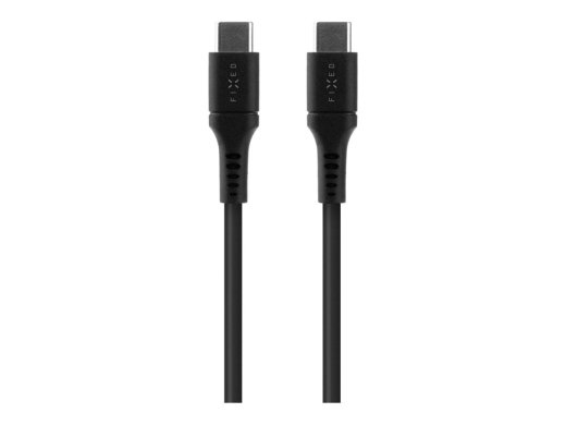Fixed Liquid Silicone Cable USB-C/USB-C, 1.2m, 60W FIXDLS-CC12-BK