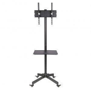 TV Table/trolley on wheels + handle 23-55" 25 kg S-09