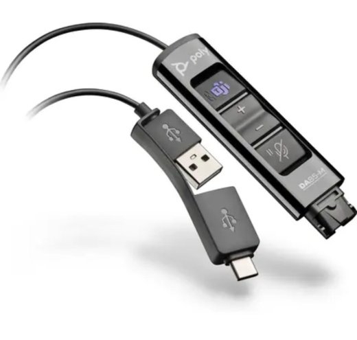 Poly Adapter DA85-M USB to QD black 786C8AA