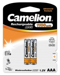 Camelion AAA/HR03 1100 mAh Rechargeable Batteries Ni-MH 2 pc(s)