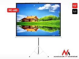 Projection screen MC-680 112" 1: 1 stand