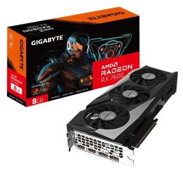 Graphics Card GIGABYTE AMD Radeon RX 7600 8 GDDR6 128 bit PCIE 4.0 16x 2xHDMI 2xDisplayPort GV-R76GAMINGOC-8GD1.1