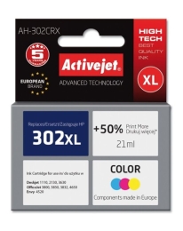 Activejet AH-302CRX Ink (replacement for HP 302XL F6U67AE; Premium; 21 ml; 500 pages, color)