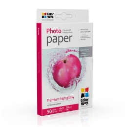 ColorWay Photo Paper, 50 sheets Premium High Glossy 255 g/m² 10x15