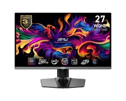 Msi Monitor MPG 271QRX QD-OLED 26.5 inches/LED/WQHD/FLAT/360Hz/Black