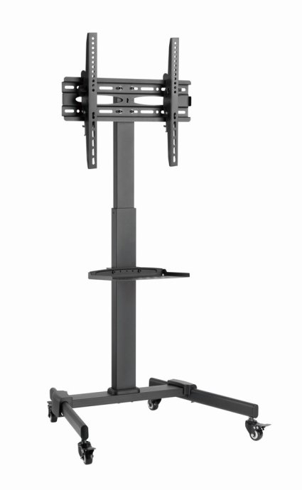 Gembird TVS-55T-01 TV floor stand with caster wheels (tilt), 32" - 55", black