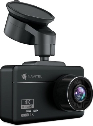Navitel Dashcam with Wi-Fi, GPS-informer, and digital speedometer R980 4K GPS (satellite) 854 x 480 Maps included