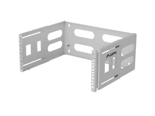 Lanberg Rack wall mount 19" 4U 497x400/240 gray