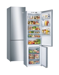Bosch Serie 4 KGN39VIEB Fridge-Freezer Freestanding 368 L E Stainless Steel