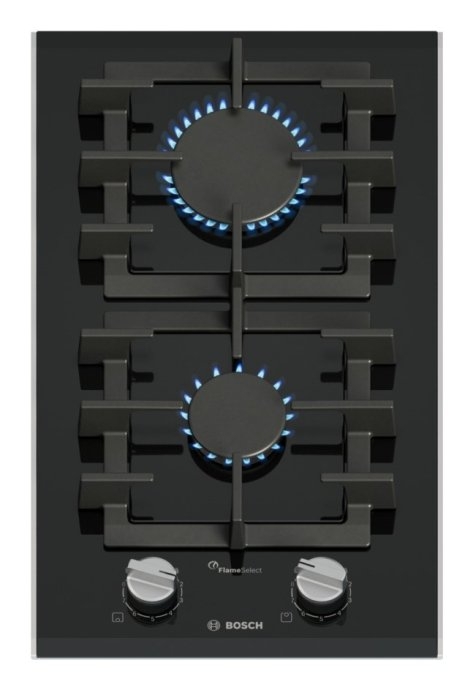 Bosch Serie 8 PRB3A6I40 hob Black Built-in 30 cm Gas 2 zone(s)