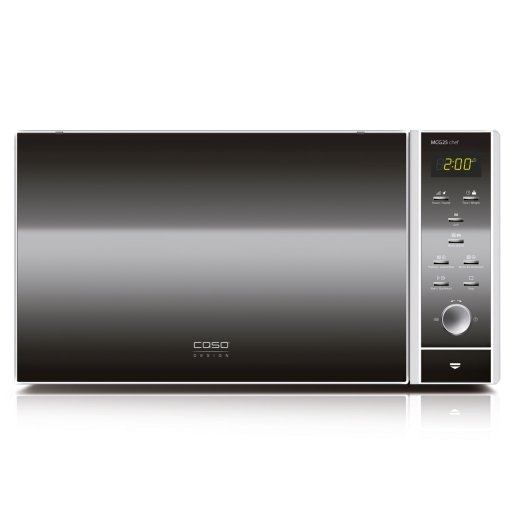 Caso Microwave Oven with Grill and Convection MCG 25 Chef Free standing 900 W Convection 25 L Grill Stainless steel/Black
