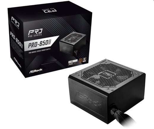 Asrock PRO-850B 850W 80PLUS BRONZE NON MODULAR