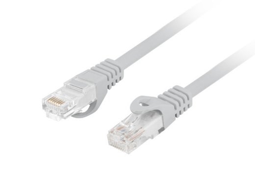 Lanberg Patchcord Cat.6 UTP LSZH CU PCU6-10CU-1000-S 10 m Grey