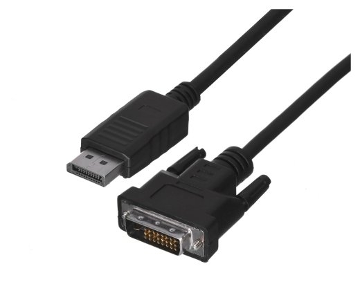Lanberg CA-DPDV-10CU-0010-BK video cable adapter 1 m DisplayPort DVI-D Black