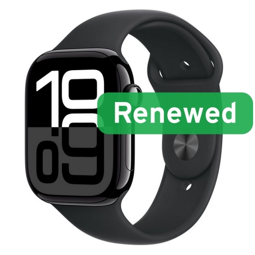 Apple Renewed Grade C Apple Watch Series 10 LTE 46mm Jet Black