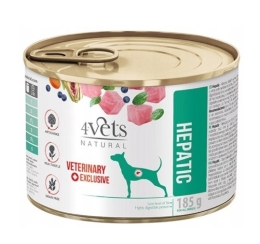4VETS Natural Hepatic Dog - wet dog food - 185 g