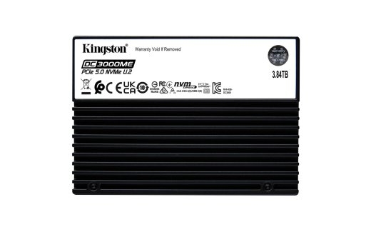 SSD KINGSTON 3.84TB NVMe NAND flash technology 3D TLC Write speed 5800 MBytes/sec Read speed 14000 MBytes/sec Form Factor U.2 TBW 7.008 TB MTBF 200...
