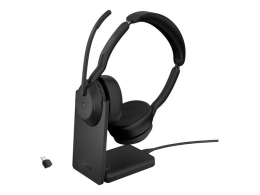 Jabra Over-Ear Headset with charging stand Evolve2 55 MS Stereo