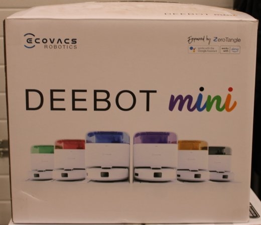 SALE OUT. Ecovacs DEEBOT mini Vacuum cleaner, Robot, Wet&Dry, ZeroTangle Technology, Agile Navigation, White/Blue + Auto-empty station Ecovacs Robo...