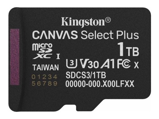 Kingston Flash-Card Canvas Select Plus - microSDXC UHS-I - 1 TB