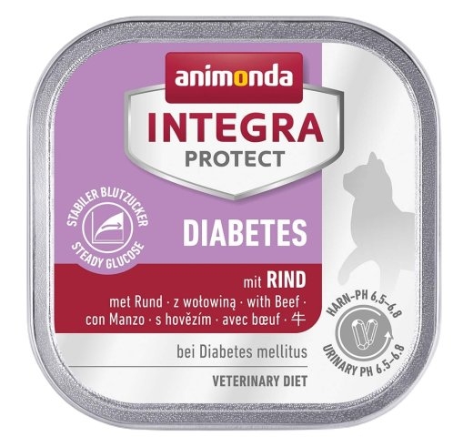 ANIMONDA Integra Protect Diabetes Beef - wet cat food - 100g