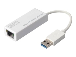 Digitus USB 3.0 to Gigabit Ethernet Adapter USB-A Male, 10/100/1000 Mbps DN-3023 Network Adapter
