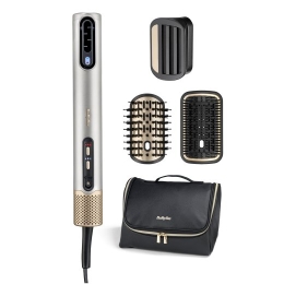 BABYLISS Hair styling comb Air Wand AS6555E Ion conditioning Number of heating levels 4 1600 W Chrome