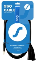 SSQ MIXLR3 - Cable Jack Stereo 3,5 mm - 2x XLR 3 m