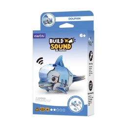 Mg Dystrybucja MierEdu Build and Listen 3D Puzzle - Dolphin
