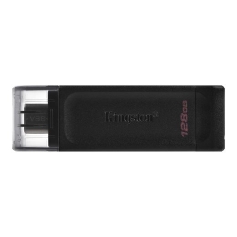 Kingston USB Flash Drive DataTraveler 70 128 USB Type-C Black