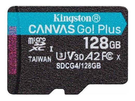 Kingston Flash-Card Canvas Go! Plus - microSDXC UHS-I - 128
