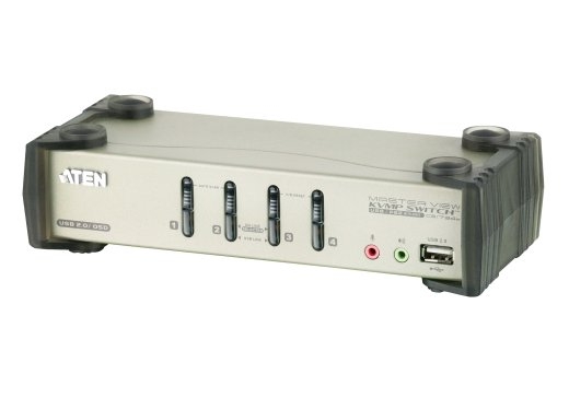 Aten 4-Port PS/2-USB VGA/Audio KVMP Switch with OSD CS1734B